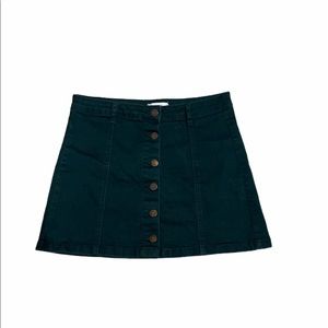 skirt to the knee army color